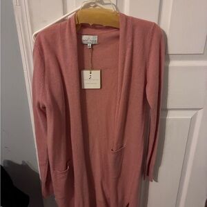 Cashmere Pink Cardigan by Belle France